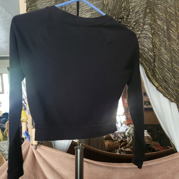 K8  Super cute Bling Girls snap close Cardigan Cotton blend by Justice  Sz 10 - Picture 2 of 5